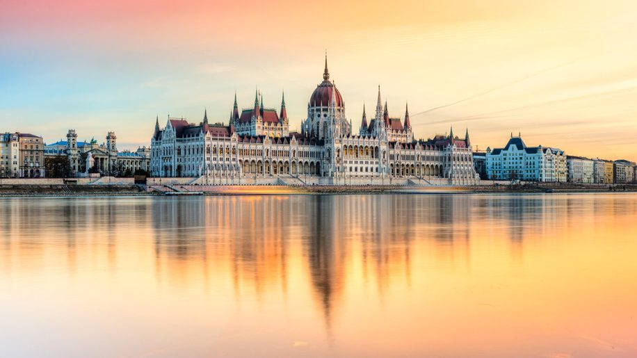 budapest sunset april 2019